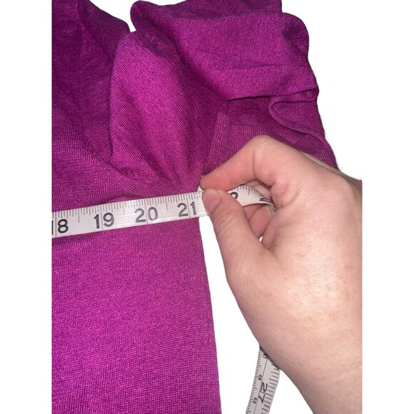 Mens Brett Johnson Italy Linen Cashmere Crewneck Sweater Purple 54 US Large - Picture 7 of 8